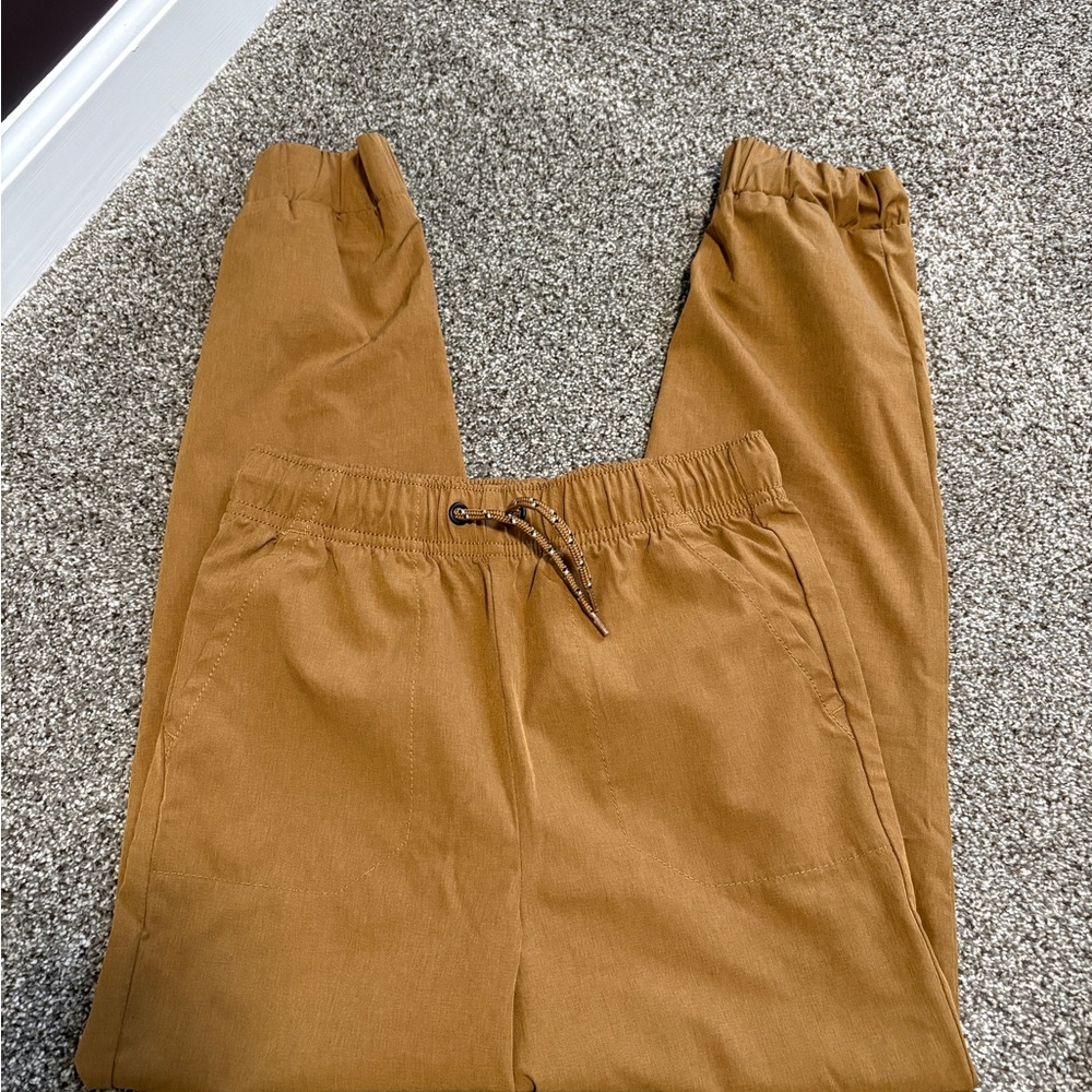 jumping beans Boys' Drawstring Joggers in Caramel Brown